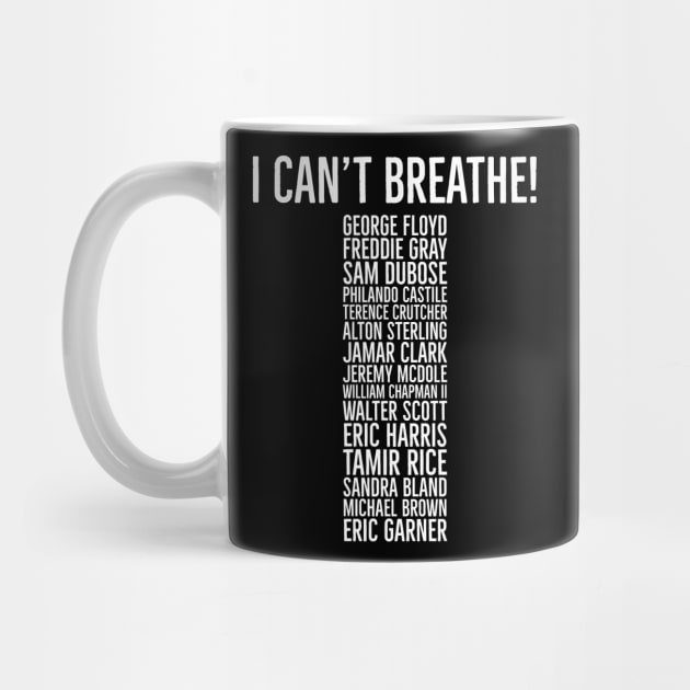 I Can't Breathe,  Victims if Police Brutality,  Black lives matter by UrbanLifeApparel